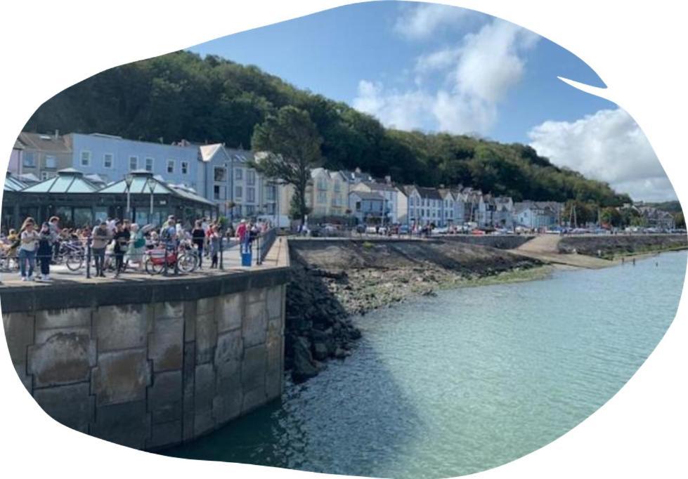 Fishermen'S Cottage With Log Burner, 2 Bathrooms & Sea Views From Garden Terraces The Mumbles Kültér fotó
